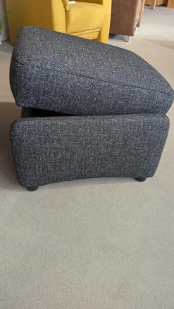 Arco Polstergruppen|Polstergruppe Arnheim Stoff Grit 5407 121 Anthrazit 3-2-1 Mit Keillkissen