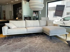 Leolux Ecksofas|Polstergruppe Bellice Stoff Monza 00 Beige Fuß Onyx Rauch Schwarz