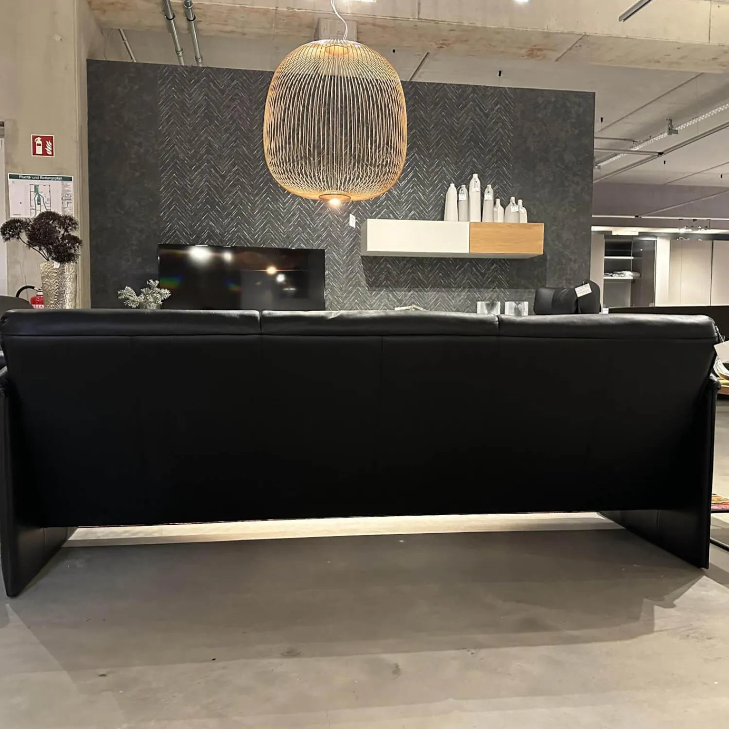 Leolux Polstergruppen|Polstergruppe Bora Bora Leder 51810 Senso 1000 Black Schwarz