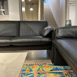 Leolux Polstergruppen|Polstergruppe Bora Bora Leder 51810 Senso 1000 Black Schwarz