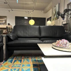 Leolux Polstergruppen|Polstergruppe Bora Bora Leder 51810 Senso 1000 Black Schwarz