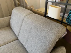 Fischer und Schreiner Polstergruppen|Polstergruppe Chiemsee Stoff Camo Granit Grau Fuß Metall Schwarz Mit Elektrischer Sitztiefenverstellung Und Relaxfunktion