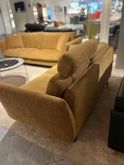 Erpo Polstergruppen|Polstergruppe Classic 970 Bezug Stoff 19 Senfgelb Gold Gelb Füße Massivholz Schwarz Gebeizt Ohne Couchtische