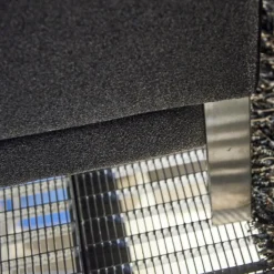 Credo Polstergruppen|Polstergruppe Lobby Stoff 9400 Clip Grau Naht Keder 80293 Rio Anthrazit Füße Vierkant Chrom