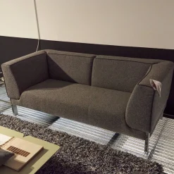 Credo Polstergruppen|Polstergruppe Lobby Stoff 9400 Clip Grau Naht Keder 80293 Rio Anthrazit Füße Vierkant Chrom