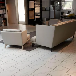 Bielefelder Werkstätten Polstergruppen|Polstergruppe Mit Sofa Und 2 Sesseln Polo Stoff Grau Gestell Esche Wengefarbig