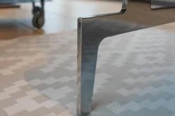 Weibelweibel Polstergruppen|Polstergruppe Sofa Frame Bezug Stoff Danio Seidengrau U3302D Grau Flachstahlfuß Chrom Glanz