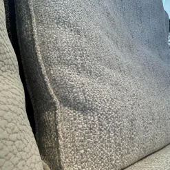 Minotti Wohnlandschaften|Polstergruppe West Stoff Fisher 10 Ghiacciol Grau Inklusive Tischelement Und Kissen