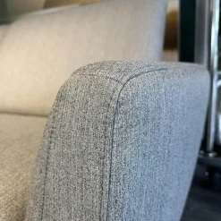 WK Wohnen Polstergruppen|Polstergruppe WK 652 Mit 2 Sofas Stoff JAB Grau PG 3 Fuß Alu Matt Sitze Soft