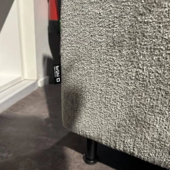 Brühl Ecksofas|Polsterkombination Jubiläumsstoff 6451 0025 Grau Beige Gestell Metall Schwarz Inklusive Kissen