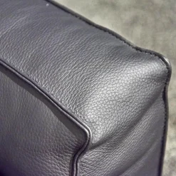 WK Wohnen 2-Sitzer-Sofas|Polstermöbel WK 530 Gracella Leder Cougar Farbe 10 Schwarz Metallfuß Matt Anthrazit Lackiert