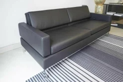 Brühl 2-Sitzer-Sofas|Polsterprogramm Tomo Leder Jumbo 5661 22 Fuß Chrom Glänzend