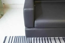 Brühl 2-Sitzer-Sofas|Polsterprogramm Tomo Leder Jumbo 5661 22 Fuß Chrom Glänzend