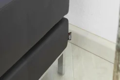 Brühl 2-Sitzer-Sofas|Polsterprogramm Tomo Leder Jumbo 5661 22 Fuß Chrom Glänzend