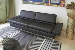 Brühl 2-Sitzer-Sofas|Polsterprogramm Tomo Leder Jumbo 5661 22 Fuß Chrom Glänzend