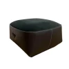 Walter Knoll Hocker & Sitzsäcke|Polstersitz Isanka 192 H1 Korpus Leder Saddle Black Schwarz Sitz Stoff Harald 2 Dark Jade Dunkelgrün