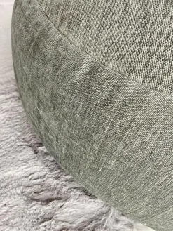 Ivano Redaelli Hocker & Sitzsäcke|Pouf Friz Bezug Stoff Tesis Dunkelgrau