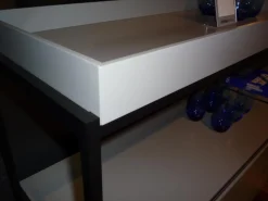 Interlübke Regale|Raumteiler Tado Metallstruktur Schwarz Front Korpus und Rückwand Lack Flintgrau