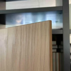 Interlübke Regale|Raumteilerregal Studimo Lack Matt Anthrazit Fronten Lack Matt Curry Eiche Furnier