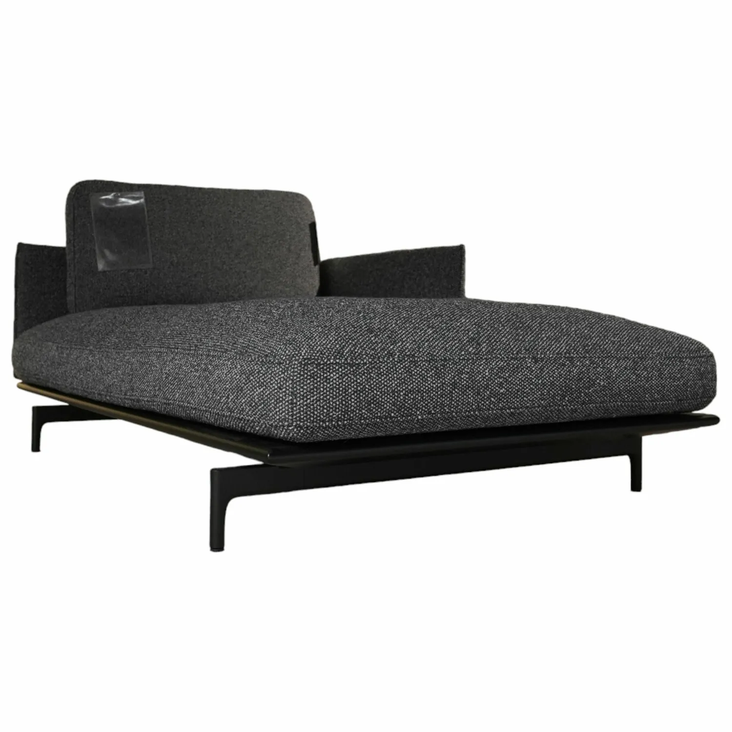 Rolf Benz Daybeds & Recamieren|Recamiere Daybed Liv Smart Stoff Graublau mit Kissen