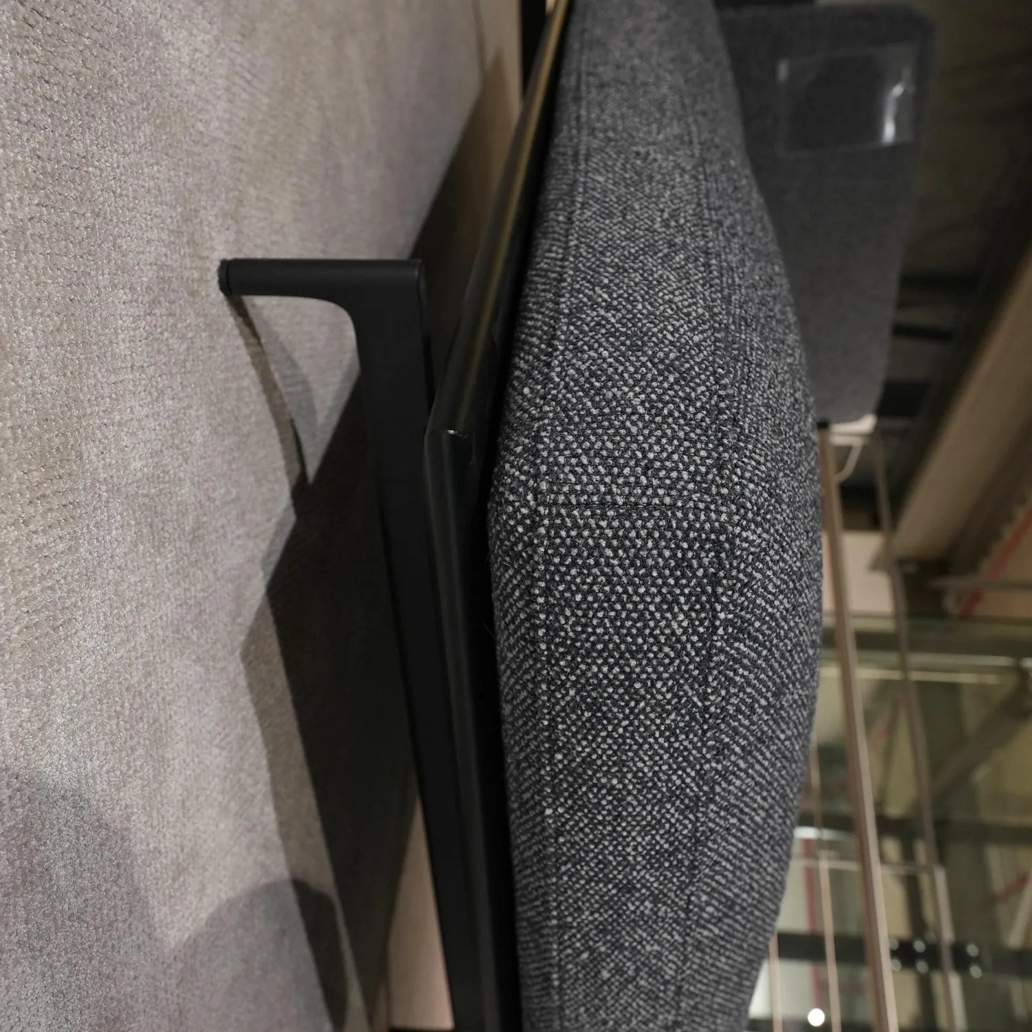 Rolf Benz Daybeds & Recamieren|Recamiere Daybed Liv Smart Stoff Graublau mit Kissen