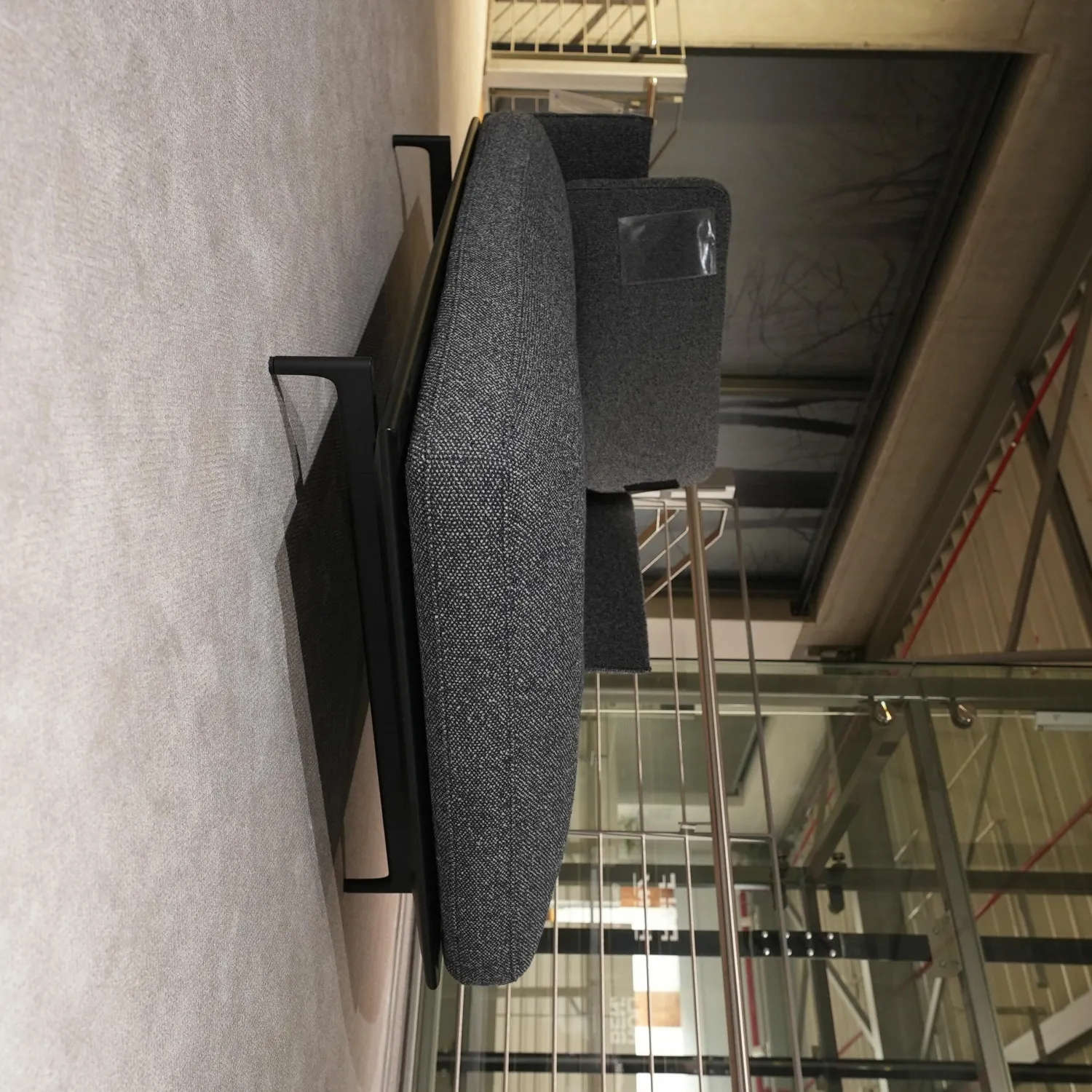 Rolf Benz Daybeds & Recamieren|Recamiere Daybed Liv Smart Stoff Graublau mit Kissen