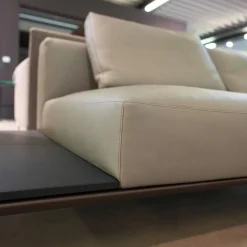 Walter Knoll Daybeds & Recamieren|Recamiere Jaan Living 783 25 Bezug Leder Safari Mineral Grau Ohne Ablageboard