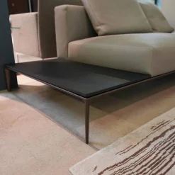 Walter Knoll Daybeds & Recamieren|Recamiere Jaan Living 783 25 Bezug Leder Safari Mineral Grau Ohne Ablageboard