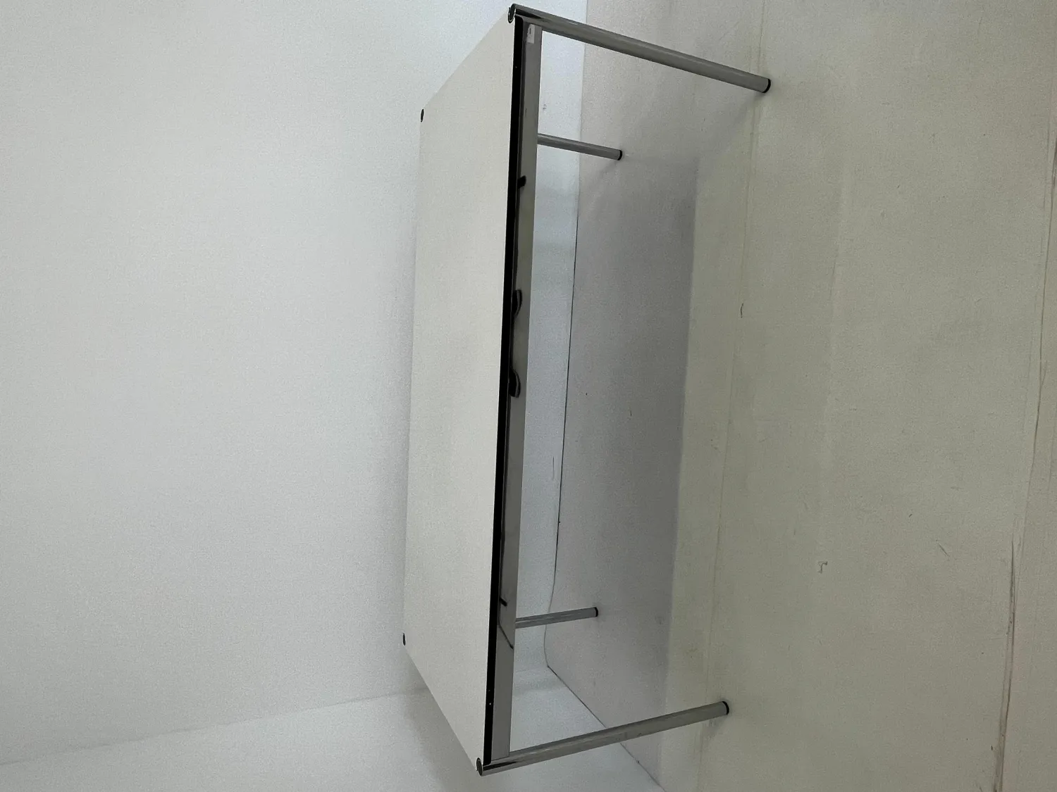 USM Haller Schreibtische & Sekretäre|Rechtecktisch 175x75 USM-Haller Kunstharz Perlgrau Gestell Verchromt