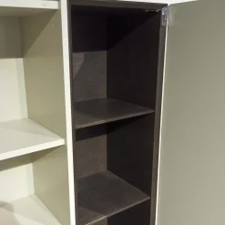 Kettnaker Regale|Regal Alea Lack Kiesel Grau Weiß Und Eiche Nero Schwarz Inklusive Einteilung