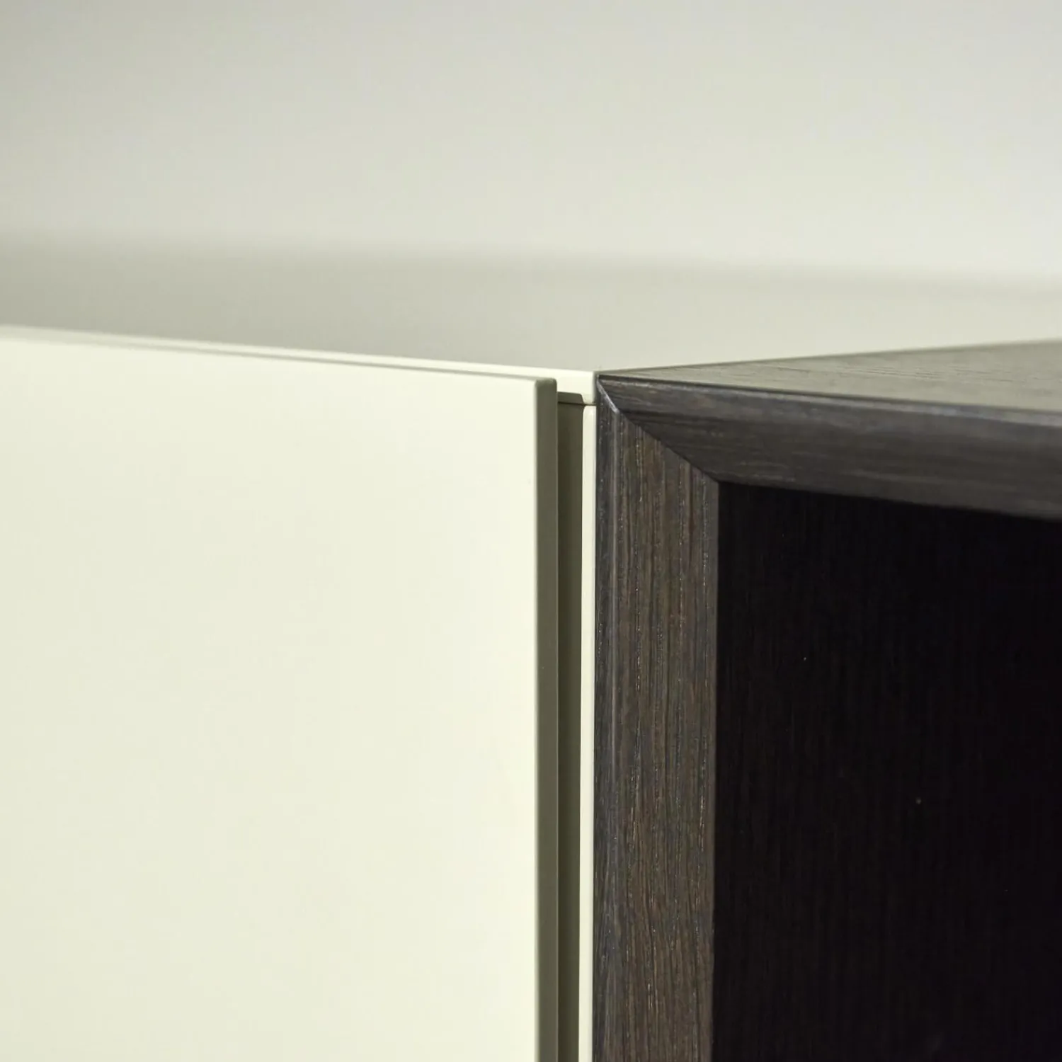 Kettnaker Regale|Regal Alea Lack Kiesel Grau Weiß Und Eiche Nero Schwarz Inklusive Einteilung