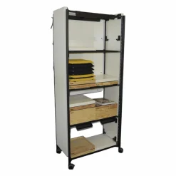 Bene Regale & Container|Regal Pixel Rack M Rahmen Schwarz Platten Weiß Melamin