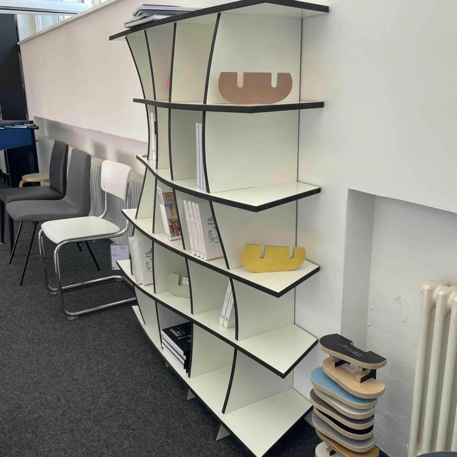 MDF Italia Regale|Regal Cosy Material Weiß MDF Schwarz