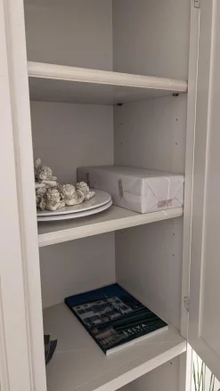 Selva Regale|Regal Element 8377 Holz Weiß Antik Poliert