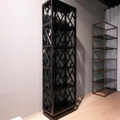 Eichholtz Regale|Regal Harmony Piano Black Holz Finish Schwarz