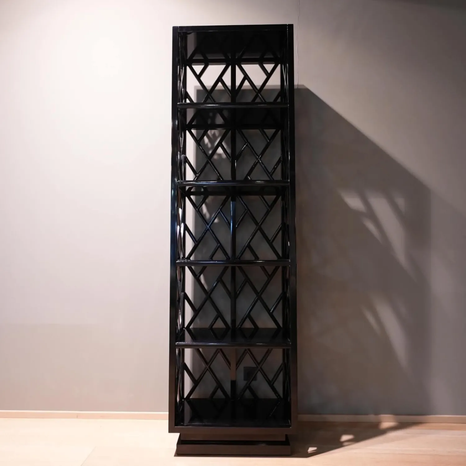 Eichholtz Regale|Regal Harmony Piano Black Holz Finish Schwarz