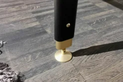 Baxter Regale|Regal Libelle Gestell Aluminium Schwarz Verbindungen Messing Regalboden Ahornholz