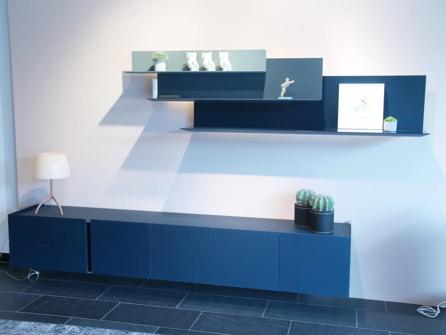 Interlübke Kommoden & Sideboards|Regal Lilu 160b Navy M83 120b Atlantic M82 100b Laguna M80 Blau In Verschiedenen Tönen Ohne Sideboard