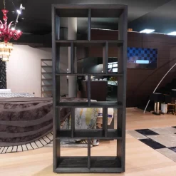 Eichholtz Regale|Regal Marguesa Eichenfurnier Holzkohle Schwarz