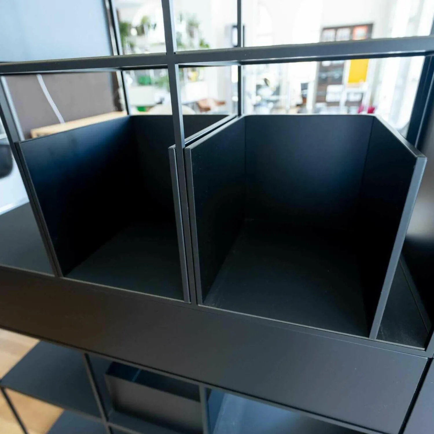 Extendo Regale|Regal Metall Fenix Schwarz mit Schüben