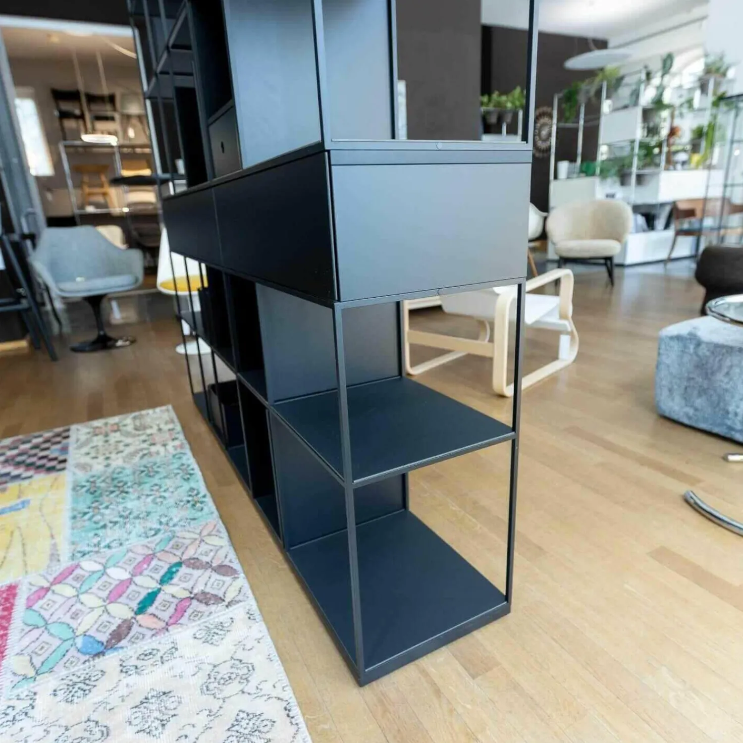 Extendo Regale|Regal Metall Fenix Schwarz mit Schüben