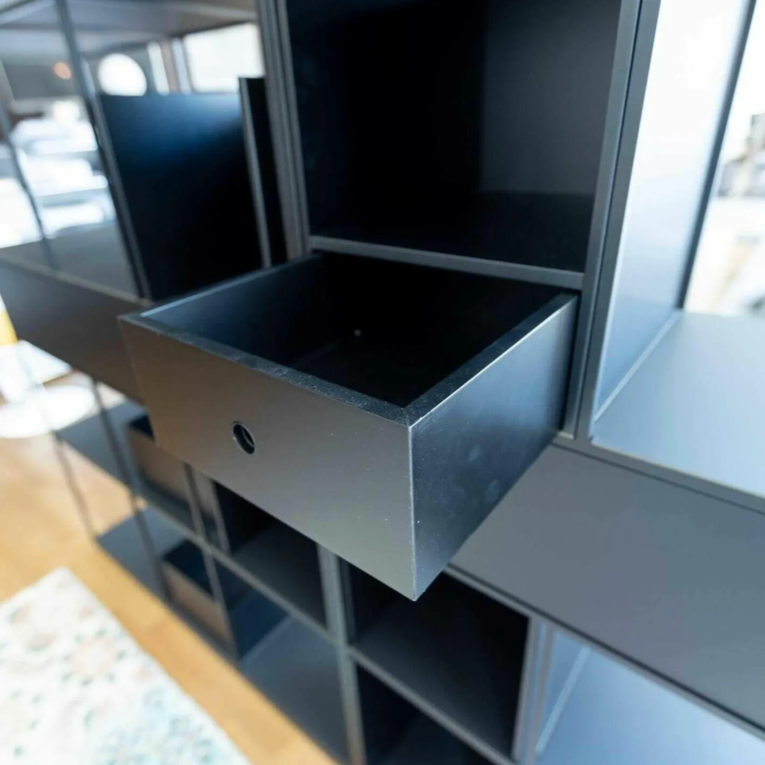 Extendo Regale|Regal Metall Fenix Schwarz mit Schüben