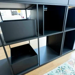 Extendo Regale|Regal Metall Fenix Schwarz mit Schüben