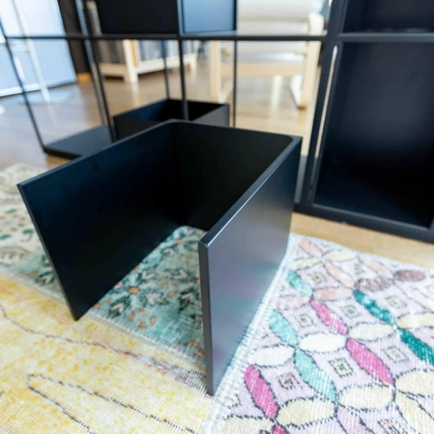 Extendo Regale|Regal Metall Fenix Schwarz mit Schüben