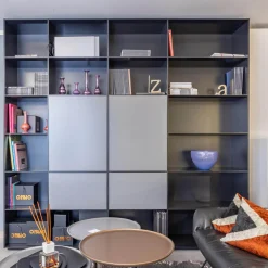 Piure Regale|Regal Nex Pur Box Stehend Lack Matt Schwarz Und Lack Matt Grau