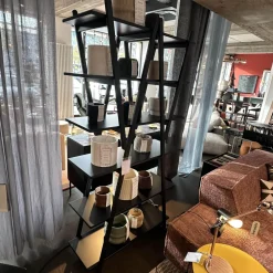 Cassina Regale|Regal Nuvola Rossa Buche Schwarz Lackiert Zusammenklappbar