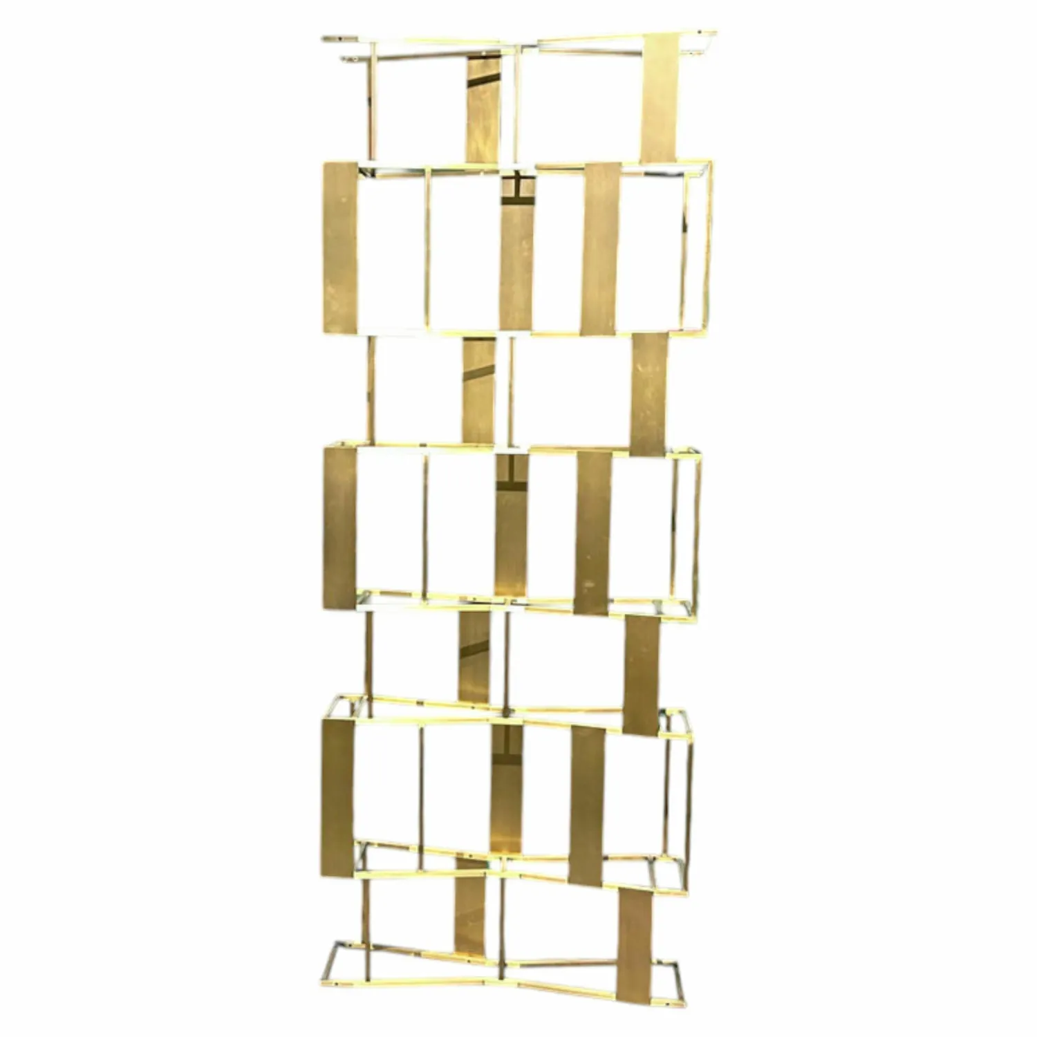 Baxter Regale|Regal Rafiki Messing Farbe Gold