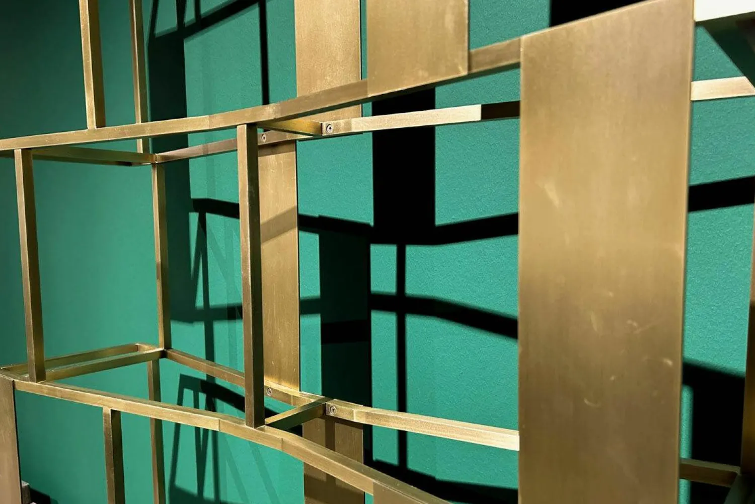 Baxter Regale|Regal Rafiki Messing Farbe Gold