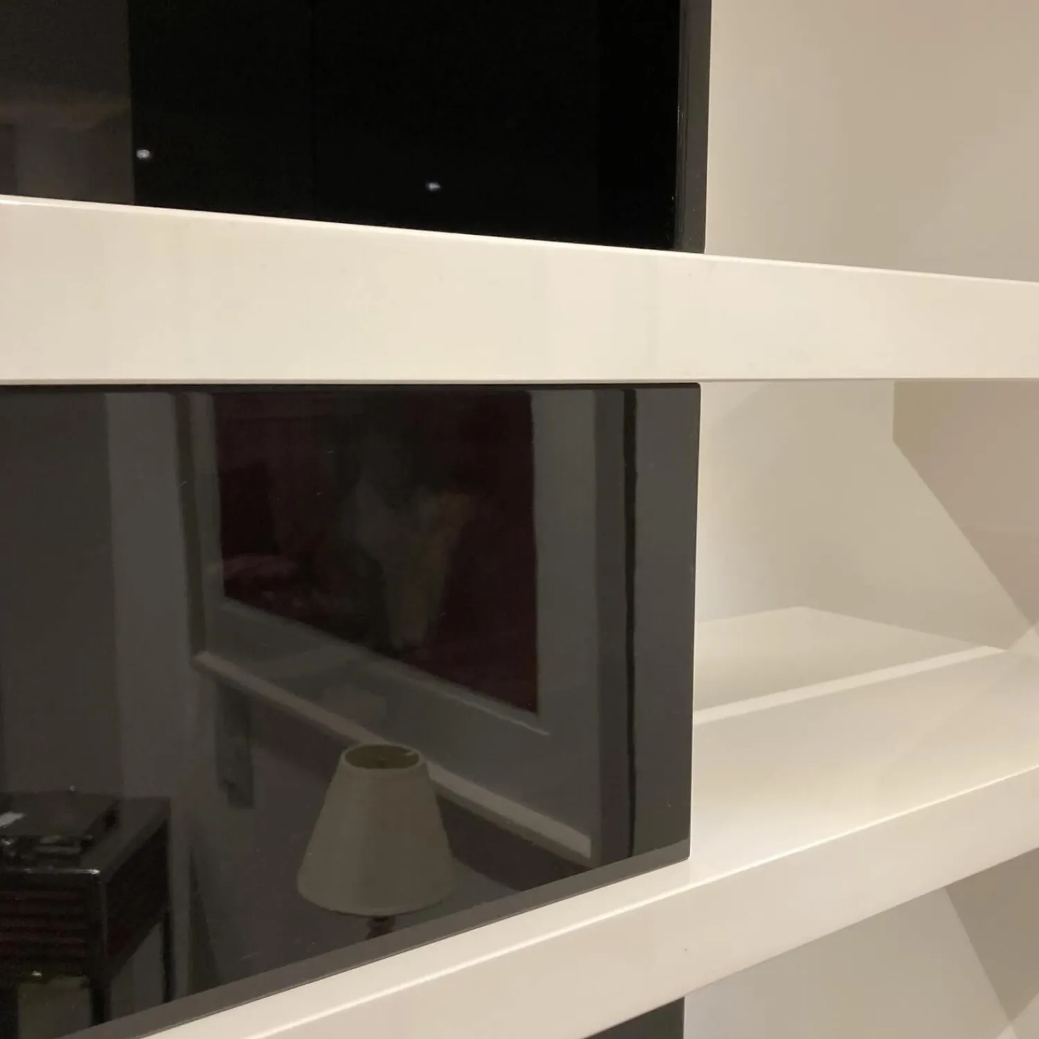 Silenia Regale|Regal Raumteiler Charlotte Schwarz Weiß