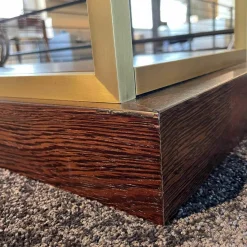 Christine Kröncke Regale|Regal Sideboard Bronxx Messing Geschliffen Brüniert Einlegeplatte Wenge